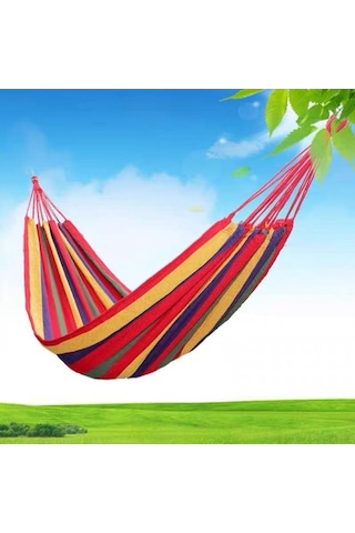 Trendooze Yatak Veranda Tuvali Tuval Taşınabilir Seyahat Sandalyesi Salıncağı Mekan Kırmızı Kapalı/dış Kamp Hamak Bahçe Bahçe Asma Asma Arka Ne Kırmızı