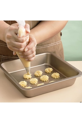 Porsima Pbt-164 Krema Kek Pasta Süsleme Kullan At Krem Şanti Sıkma Torbası Pastacılık Malzemeleri 50 Adet Şeffaf