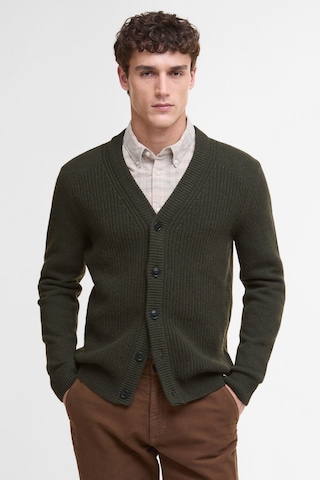 Barbour Mainland Knitted Hırka Ol51 Olive Yeşil