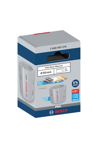 Bosch Pro 60 Mm Multi Vidalı Bi-metal Panç 2608901519