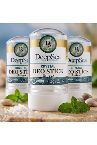 Deep Sea Kristal Doğal Tuz İçeren Roll On 3 x 60 G