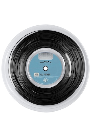 Luxilon 125 Alu Power 200 Metre Rulo Kordaj Reel Siyah Wr8307001125