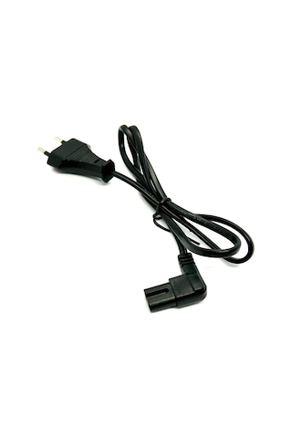80cm L Uçlu Teyp Fişi C7 Power Güç Kablosu 0.8m 2x0.75 Enerji Kab