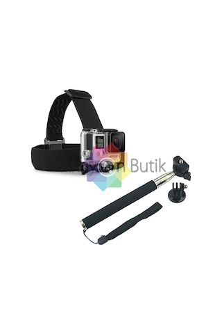 Xiaomi Yı 4k - Kafa Bandı Monopod Aksesuar Seti