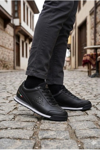 Kappa Kp-2072 Samana Rahat Orijinal Ürün Erkek Spor Sneaker Ayakkabı Siyah