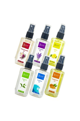 ﻿Jest 80 Derece Karışık Kolonya Seti Sprey 6 x 70 ML