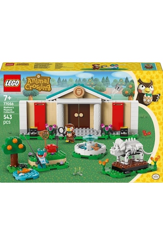 LEGO® Animal Crossing™ Blathers Müze Koleksiyonu 77056 - 7 Yaş ve Üzeri Çocuklar için Yaratıcı Oyuncak Yapım Seti (543 Parça)