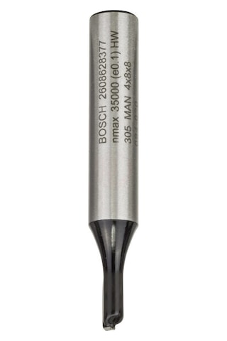Bosch Standard Seri Ahşap İçin Tek Oluklu 8x4x51 MM Sert Metal Düz Freze Ucu - 2608628377