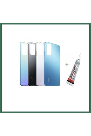 En-cag Redmi Note 12 Pro Arka Batarya Pil Kapağı Siyah B Bss