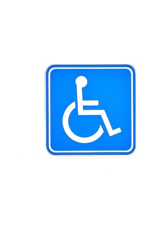 Engelli Araç Sticker - Ölçüler 10.5X10.5 (2 Adet))