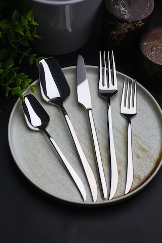 Nirvana 6 Kişilik 30 Parça Çatal Kaşık Bıçak Takımı Metal