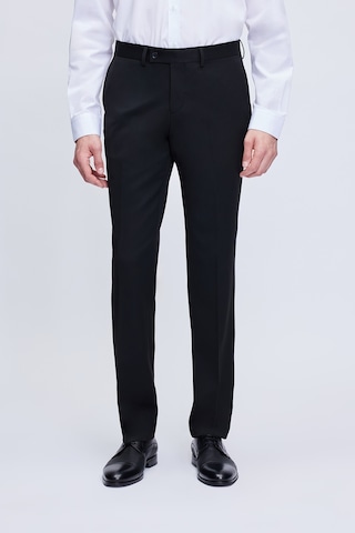 Hatemoğlu Siyah Slim Fit Mono Yaka 6 Dr Takım Elbise