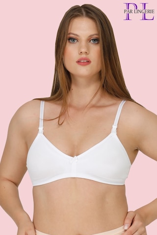 Par Lingerie Hamile Emzirme Sütyeni Kapsız Beyaz