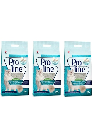 Proline Marsilya Sabunu Kokulu İnce Topaklaşan Bentonit Kedi Kumu 3 x 10 L