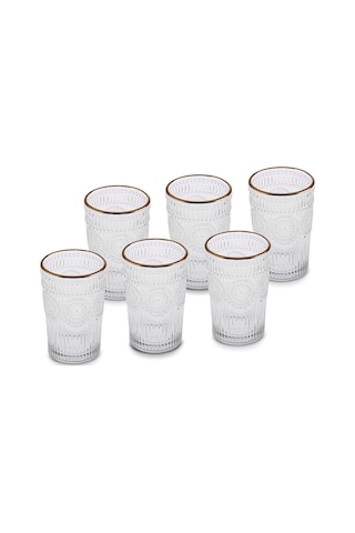 Karaca Sunflower 6'lı Meşrubat Bardağı Gold