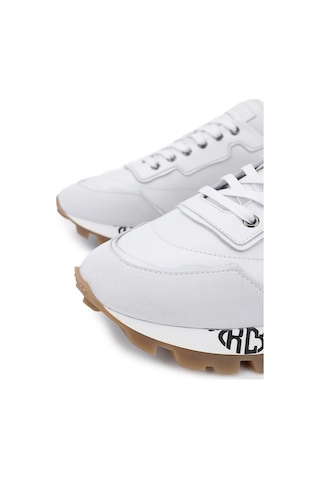 Roberto Cavalli Erkek Hakiki Deri Beyaz Sneakers & Spor Ayakkabı 780 29777 Erk Ayk Sk25-26 Neve Beyaz