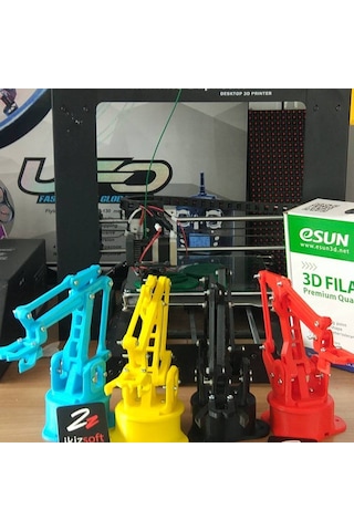 Arduino Robot Kol Kiti 4 Adet Servo ve Vidalar 2 Joystick