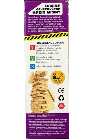 Cezalı Jenga Denge Oyunu Yeni Versiyon V2