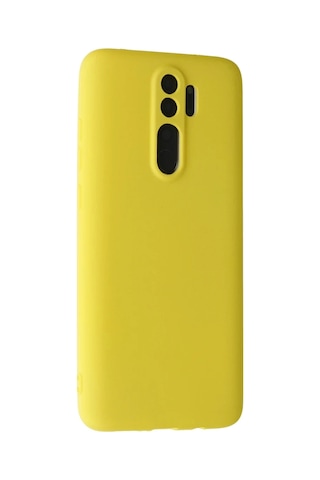 Xiaomi Redmi Note 8 Pro Kılıf First Silikon - Sarı -