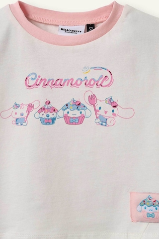 Defacto Cınnamoroll Oversıze Penye Tişört Kız Bebek H0678a526smer105 Ekru-er105