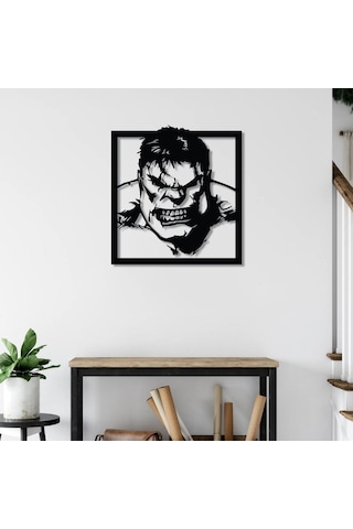 Hulk Yeşil Öfke Metal Duvar Dekoru