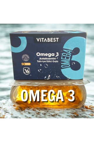 Vitabest Omega 3 Balık Yağı Trıgliserid Form 50 Kapsül