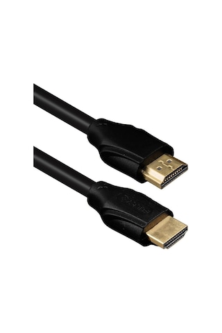 Ayt Fully G-507bs Siyah 19+1 Gold Uç 3 Metre V2.0 3 Metre 4k Hdmı Kablo Pc Bilgisayar Uydu Cihazı Görüntü Kablosu