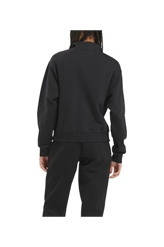 About Blank Kadın Fleece Orta Kalınlıkta Siyah Üst, Sıcak Tutma Özelliği Acı Kahverengi