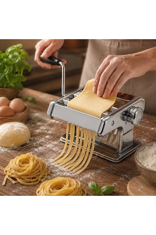 Epinox Grano 180 Makarna&erişte Makinesi 2mm+6mm Gr-180 Gümüş