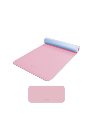 Gymo Ekolojik 6mm Tpe Yoga Matı Pilates Minderi Diz Dirsek Koruyucu Matlı Set Pembe Pembe