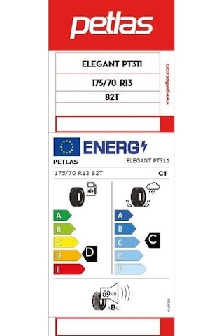 Petlas 175/70 R13 TL 82T Elegant PT311 Yaz Lastiği 2025