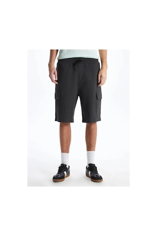 Lc Waikiki Xsıde Antrasit Slim Fit Erkek Kargo Şort Anthracıte