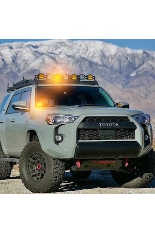 Baja Style 7.7 Cm Turuncu Xhp50 Led Spot Projektör Çalışma Lambası Off Road Spot Sel Kombo Delici Yayıcı Işık Çubuğu Pod Araç Motorsiklet Işıkları Yar
