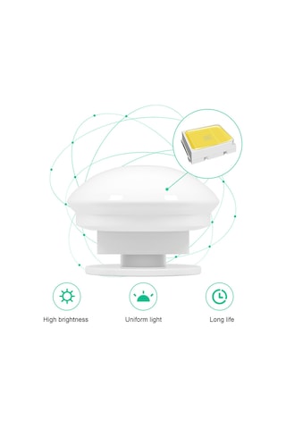 Moveevo Led Makyaj Aynası Ampulü Ayna Ön Işığı Usb Makyaj Işığı Üç Renkli Karartmalı Ayna 10 Işık