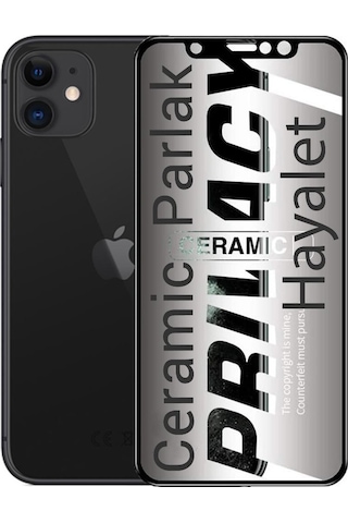 Apple Uyumlu iPhone 11 Hayalet Ekran Koruyucu Parlak Seramik