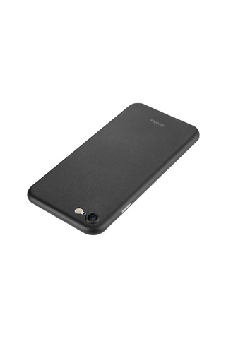 Apple Uyumlu iPhone 7 Kılıf Zore 1.Kalite Pp Silikon-Transparan Siyah