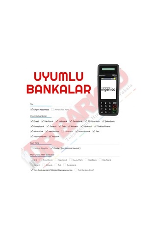 İngenico Move 5000 Eft Yazarkasa