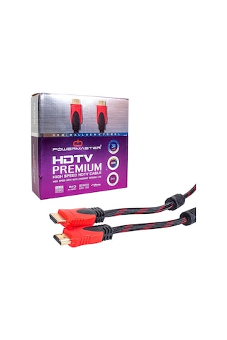 Powermaster 1.4V Örgülü Hdmi Kablo 3 Metre