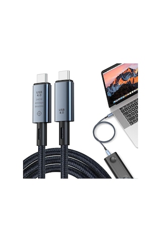 Daytona Zr848 50cm Usb4.0 Tip-c/tip-c Thunderbolt 8k Kablo Giriş: Usb Type-c Çıkış:usb Type-c