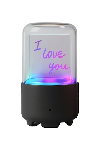 Eıma Ems-77 Led Mesaj Yazılabilir Bluetooth Mini Hoparlör Writing Mini Speaker