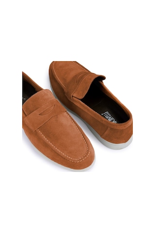 Ante Süet Hakiki Deri Erkek Günlük Ayakkabı Loafer Ayakkabı