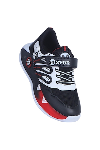 Ayakcenter M Spor 4002 Siyah Erkek Çocuk Sneaker Ayakkabı Siyah