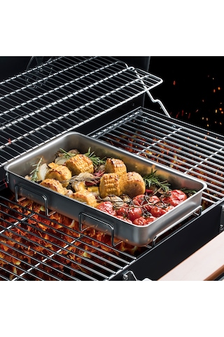 Luxchef Izgara Tavası / Paslanmaz Çelik