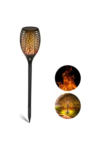 Dofolink Güneş Enerjili Alev Işığı, 51 Led, Ip65 Su Geçirmez, Bahçe Ve Sokak Dekorasyonu, Kolay Kurulum, Dış Mekan Aydınlatması 1 Adet Diğer