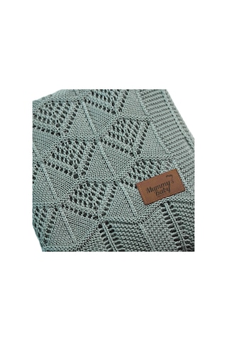 Mummy's Baby Tencel Örgü Dantel Desen Bebek Battaniyesi 80 100 Yeşil