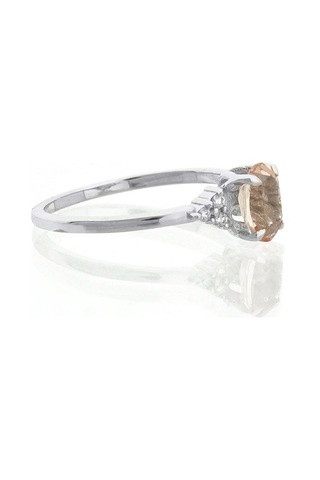 Morganite Oval Tektaş Yüzük