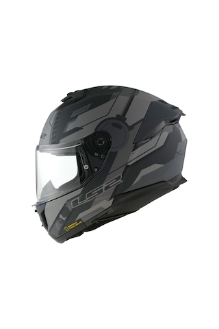 Ls2 Stream 2 Shadow Kapalı Motosiklet Kaskı Gri