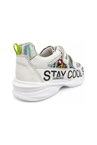 Papucumun Dünyası Kız Çocuk Hakiki Deri Çok Renkli Şık Sneaker