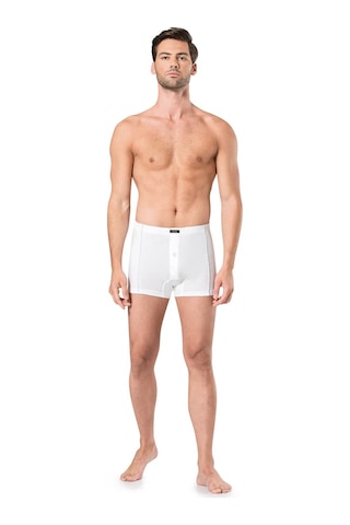 Pierre Cardin Erkek Penye Boxer 6 Adet Beyaz