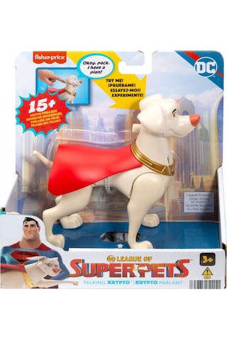 Imaginext DC League of Super Sesli Figürler Krypto HJF28-HJF30